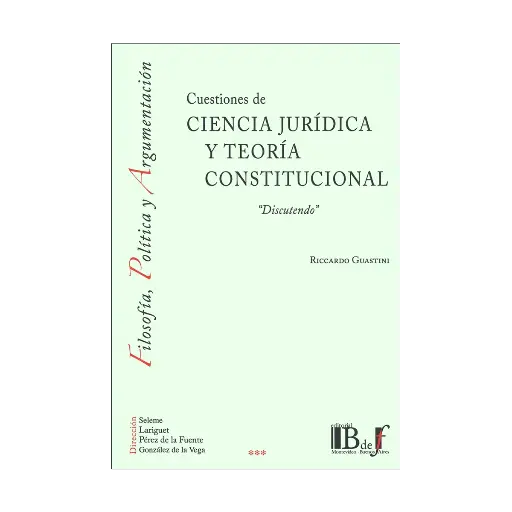 [9789915650043] CUESTIONES DE CIENCIA JURÍDICA Y TEORÍA CONSTITUCIONAL - 1.ª ED. 2021