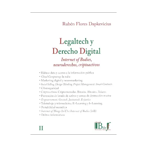 [9789915684079] LEGALTECH Y DERECHO DIGITAL - 1ª ED. 2024 - TOMO II