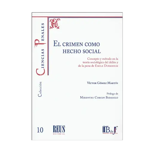 [9789915650654] CRIMEN COMO HECHO SOCIAL, EL - 1ª ED. 2023