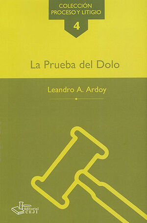 [9786079889685] PRUEBA DEL DOLO, LA