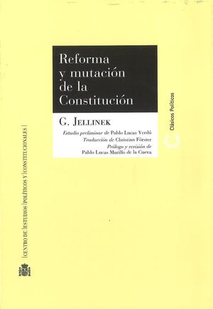 [9788425917677] REFORMA Y MUTACIÓN DE LA CONSTITUCIÓN