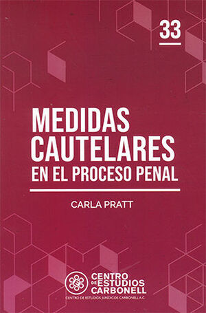 [9786078493883] MEDIDAS CAUTELARES EN EL PROCESO PENAL #33 - 1.ª ED. 2024