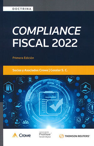 [9786074746624] COMPLIANCE FISCAL - 1.ª ED. 2022