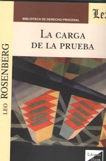[9789567799763] CARGA DE LA PRUEBA, LA - 1.ª ED. 2017