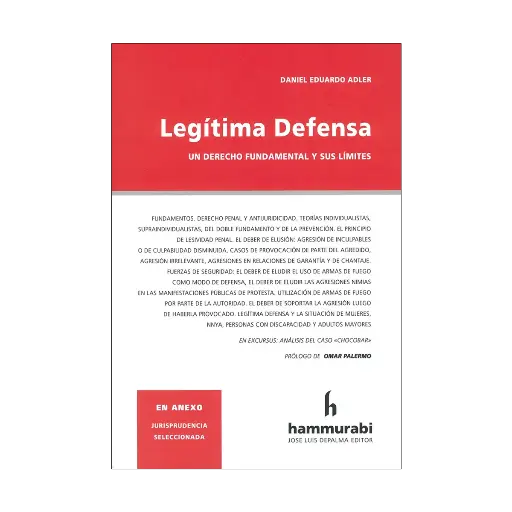 [9789878058320] LEGÍTIMA DEFENSA - 1.ª ED. 2025