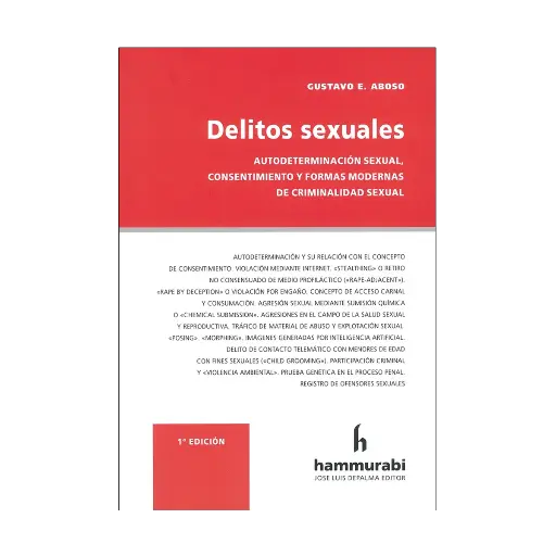[9789878058160] DELITOS SEXUALES - 1.ª ED. 2025