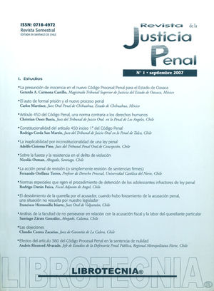 [9780718497217] REVISTA DE LA JUSTICIA PENAL