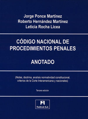[9786079786007] CÓDIGO NACIONAL DE PROCEDIMIENTOS PENALES. ANOTADO