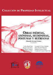 [9788429018172] OBRAS INÉDITAS, ANÓNIMAS, SEUDÓNIMAS, PÓSTUMAS Y HUÉRFANAS