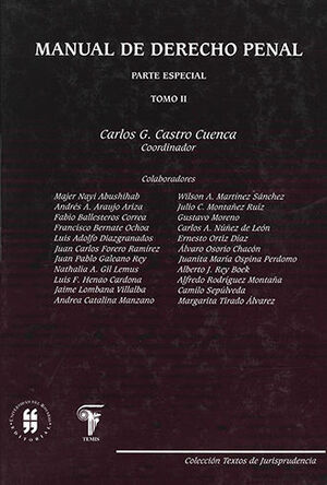 [9789583508226] MANUAL DE DERECHO PENAL PARTE ESPECIAL - 2 TOMOS