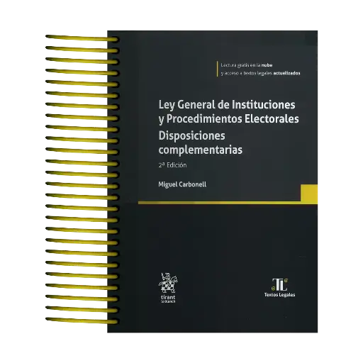 [9788410953000] LEY GENERAL DE INSTITUCIONES Y PROCEDIMIENTOS ELECTORALES. - 2.ª ED. 2025 (CON ARILLAS Y PASTA DURA)