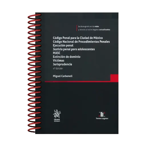 [9788410719248] CÓDIGO PENAL PARA LA CIUDAD DE MÉXICO - 4.ª ED. 2025  (CON ARILLAS Y PASTA DURA)