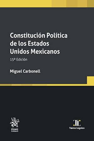[9788411976367] CONSTITUCIÓN POLÍTICA DE LOS ESTADOS UNIDOS MEXICANOS - 15.ª ED. 2024 (BOLSILLO)