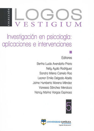 [9789585456426] INVESTIGACION EN PSICOLOGIA APLICACIONES E INTERVENCIONES