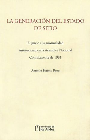 [9789586956826] GENERACIÓN DEL ESTADO DE SITIO