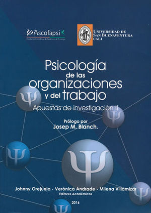 [9789585415003] PSICOLOGÍA DE LAS ORGANIZACIONES  Y DEL TRABAJO
