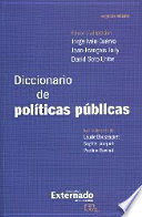 [9789587724639] DICCIONARIO DE POLÍTICAS PÚBLICAS - 2A ED