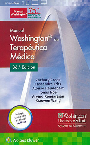 [9788417949006] MANUAL WASHINGTON DE TERAPEUTICA MEDICA 36ª ED.