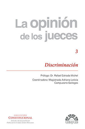 [9786078615292] OPINIÓN DE LOS JUECES, LA - NÚMERO 3 - DISCRIMINACIÓN
