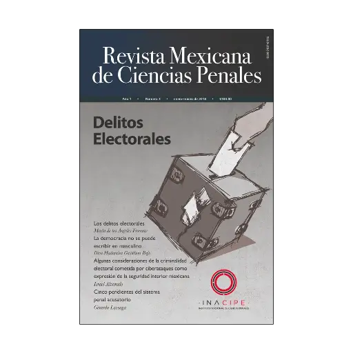 [REVMEXCPE0318] REVISTA MEXICANA DE CIENCIAS PENALES NÚM. 3 (ENERO-MARZO 2018) DELITOS ELECTORALES