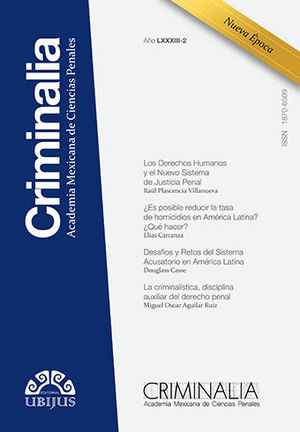[ACAMEX830217] CRIMINALIA AÑO LXXXIII - 02 REVISTA DE LA ACADEMIA MEXICANA DE CIENCIAS PENALES