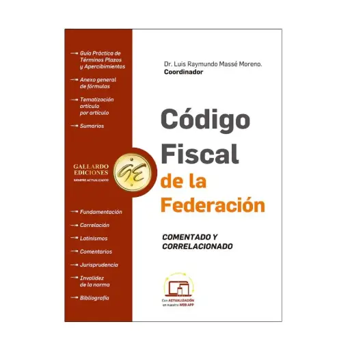 [7503039066397] CODIGO FISCAL DE LA FEDERACION - COMENTADO Y CORRELACIONADO - 1.ª ED. 2025