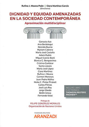 [9788413902197] DIGNIDAD Y EQUIDAD AMENAZADAS EN LA SOCIEDAD CONTEMPORÁNEA - 1.ª ED. 2022