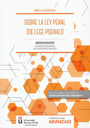 [9788413919706] MANUAL UNIVERSITARIO SOBRE LA LEY PENAL (DE LEGE POENALI)