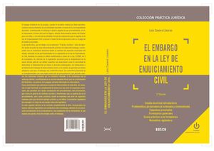 [9788497909976] EMBARGO EN LA LEY DE ENJUICIAMIENTO CIVIL EL