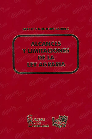 [9789684014190] ALCANCES Y LIMITACIONES DE LA LEY AGRARIA - 1.ª ED. 2000