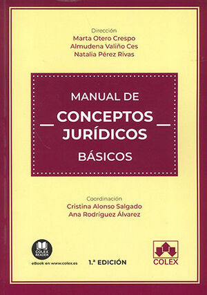 [9788413591995] MANUAL DE CONCEPTOS JURÍDICOS BÁSICOS