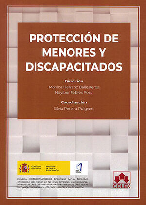 [9788413599823] PROTECCIÓN DE MENORES Y DISCAPACITADOS - 1.ª ED. 2023