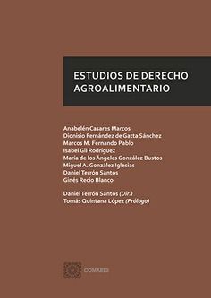 [9788490456972] ESTUDIOS DE DERECHO AGROALIMENTARIO