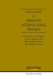 [9788498368666] LEGISLACIÓN DE DERECHO INTERNACIONAL PRIVADO.