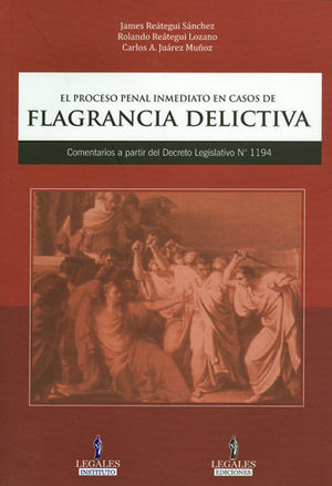 [9786124321122] PROCESO PENAL INMEDIATO EN CASOS DE FLAGRANCIA DELICTIVA, EL