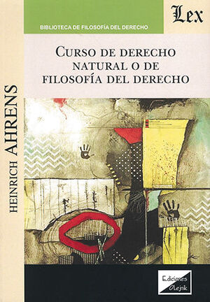 [9789564071602] CURSO DE DERECHO NATURAL O DE FILOSOFÍA DEL DERECHO - 1.ª ED. 2022