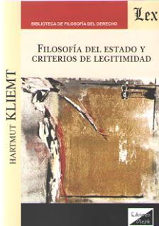 [9789563926736] FILOSOFIA DEL ESTADO Y CRITERIOS DE LEGITIMIDAD