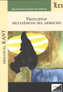 [9789563926668] PRINCIPIOS METAFÍSICOS DEL DERECHO - 1.ª ED. 2019
