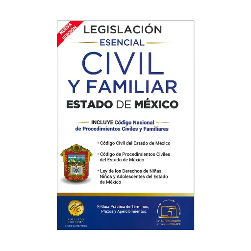 [7503039066830] LEGISLACIÓN ESENCIAL CIVIL Y FAMILIAR DEL ESTADO DE MÉXICO - 2.ª ED. 2025