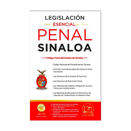 [7503037529306] LEGISLACIÓN ESENCIAL PENAL DE SINALOA - 10.ª ED. 2025