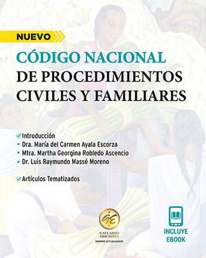 [7503039066380] NUEVO CÓDIGO NACIONAL DE PROCEDIMIENTOS CIVILES Y FAMILIARES - 3.ª ED. 2025 (BOLSILLO)