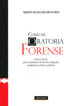 [9789972045233] CURSO DE ORATORIA FORENSE - 1.ª ED. 2016