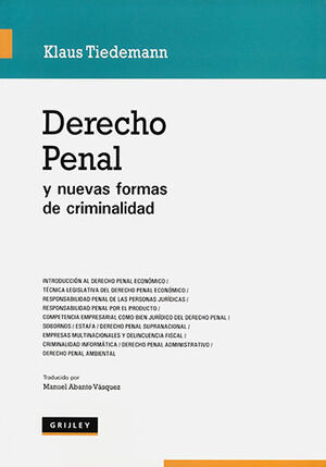 [9789972041419] DERECHO PENAL Y NUEVAS FORMAS DE CRIMINALIDAD