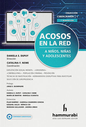 [9789878405575] ACOSOS EN LA RED A NIÑOS, NIÑAS Y ADOLESCENTES, VOL. 1 - 1.ª ED. 2020, 1.ª REIMP. 2022