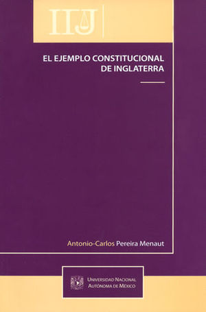 [9786070217685] EJEMPLO CONSTITUCIONAL DE INGLATERRA