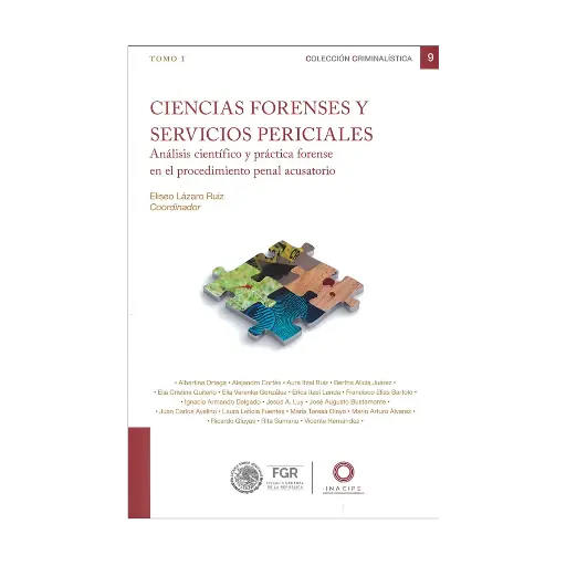 [9786075601748] CIENCIAS FORENSES Y SERVICIOS PERICIALES / TOMO 1 - 1.ª ED. 2024