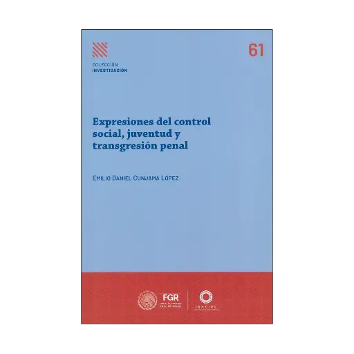 [9786075601885] EXPRESIONES DE CONTROL SOCIAL, JUVENTUD Y TRANSGRESIÓN PENAL - 1.ª ED. 2025