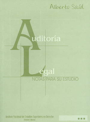 [9789709546026] AUDITORÍA LEGAL - 1.ª ED. 2005