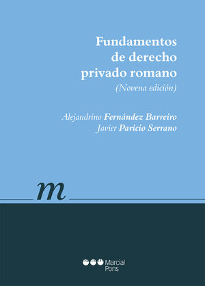 [9788491230816] FUNDAMENTOS DE DERECHO PRIVADO ROMANO