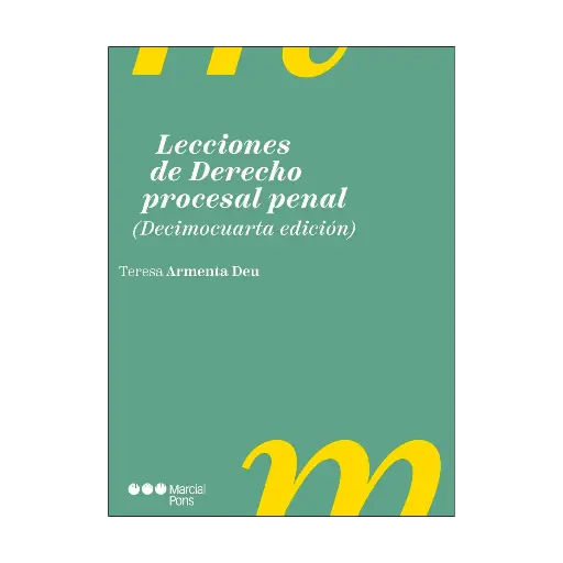 [9788413816906] LECCIONES DE DERECHO PROCESAL PENAL - 14.ª ED. 2023